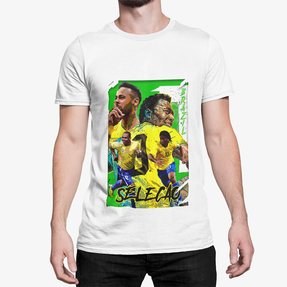 T Shirt Brazil Soccer Team