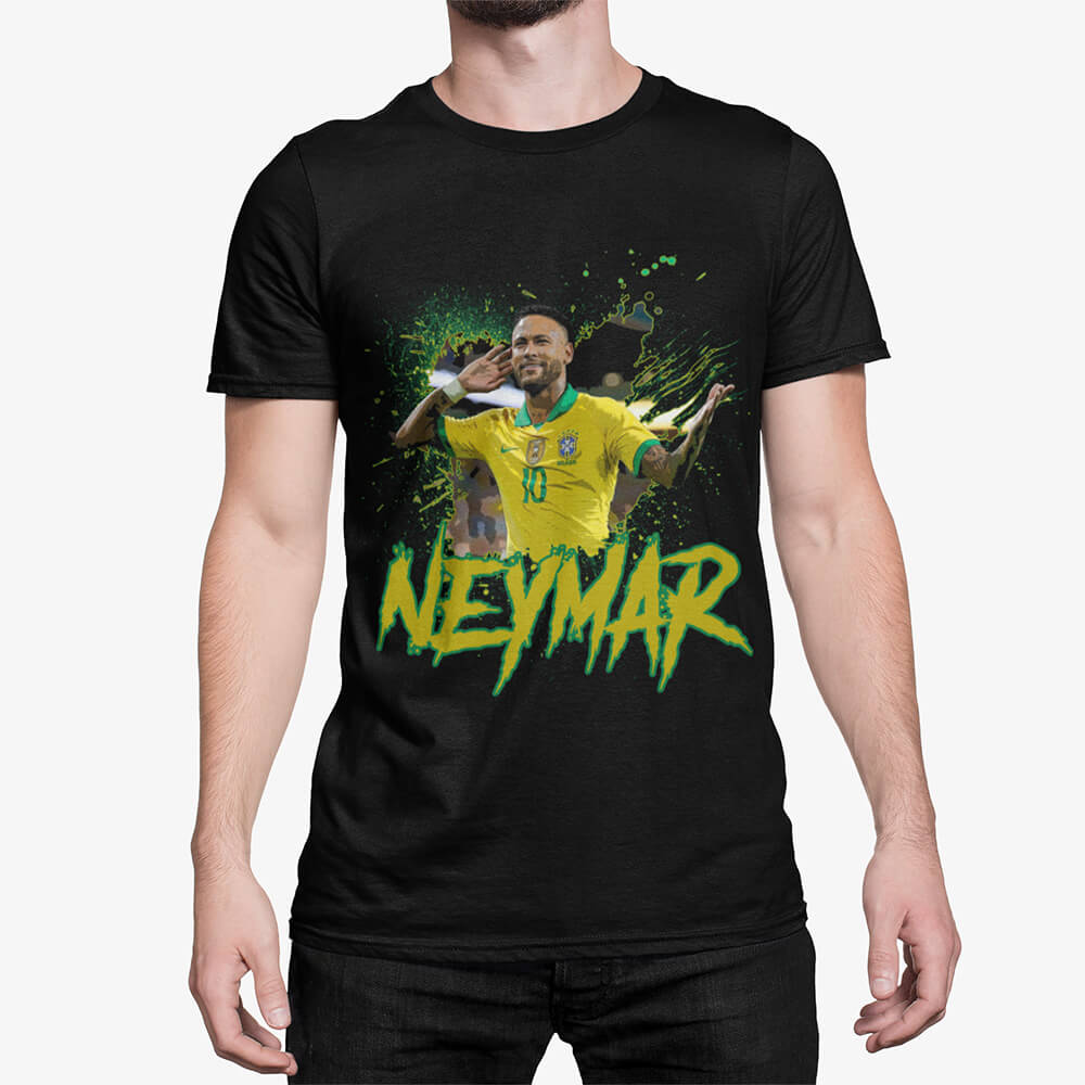 Neymar Jr. Soccer Black T Shirt